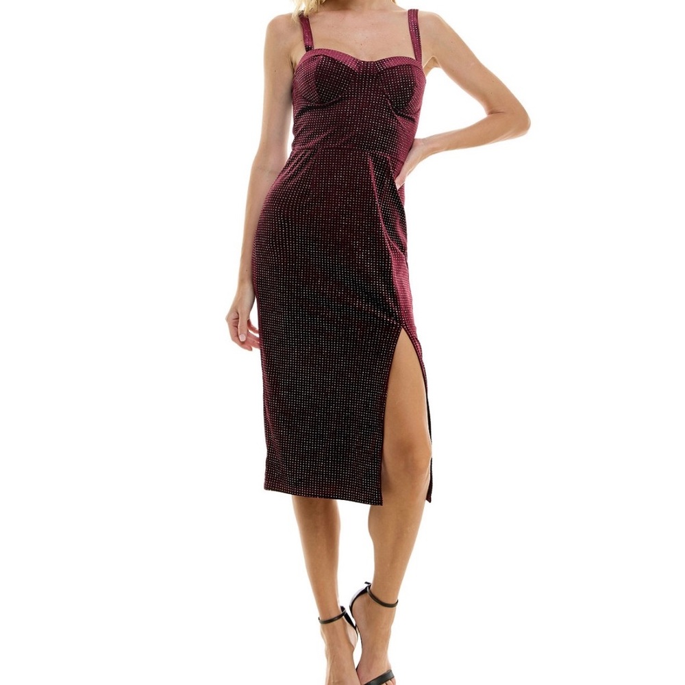 Velvet Midi Dress